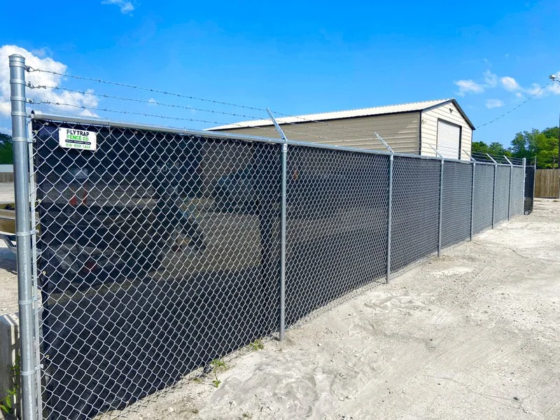 Fence installed by Flytrap Fence Co.