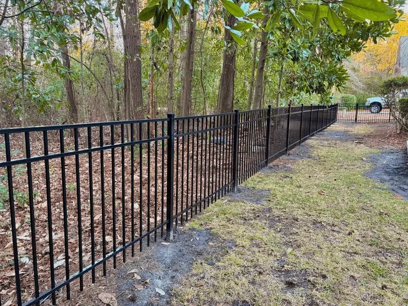 Fence installed by Flytrap Fence Co.