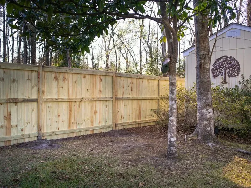 Fence installed by Flytrap Fence Co.